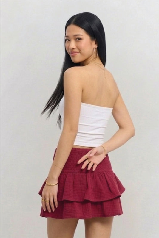 Falda short boho