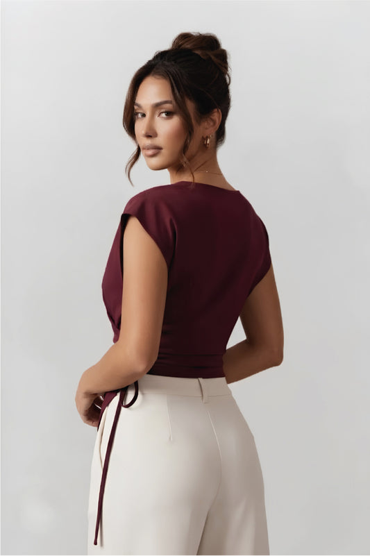 Blusa muerciélago manga cero