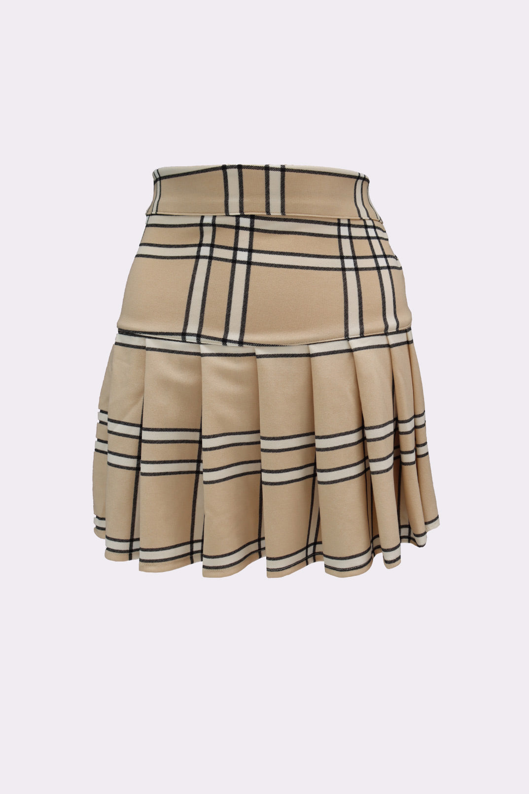 Falda Escosesa Beige 2