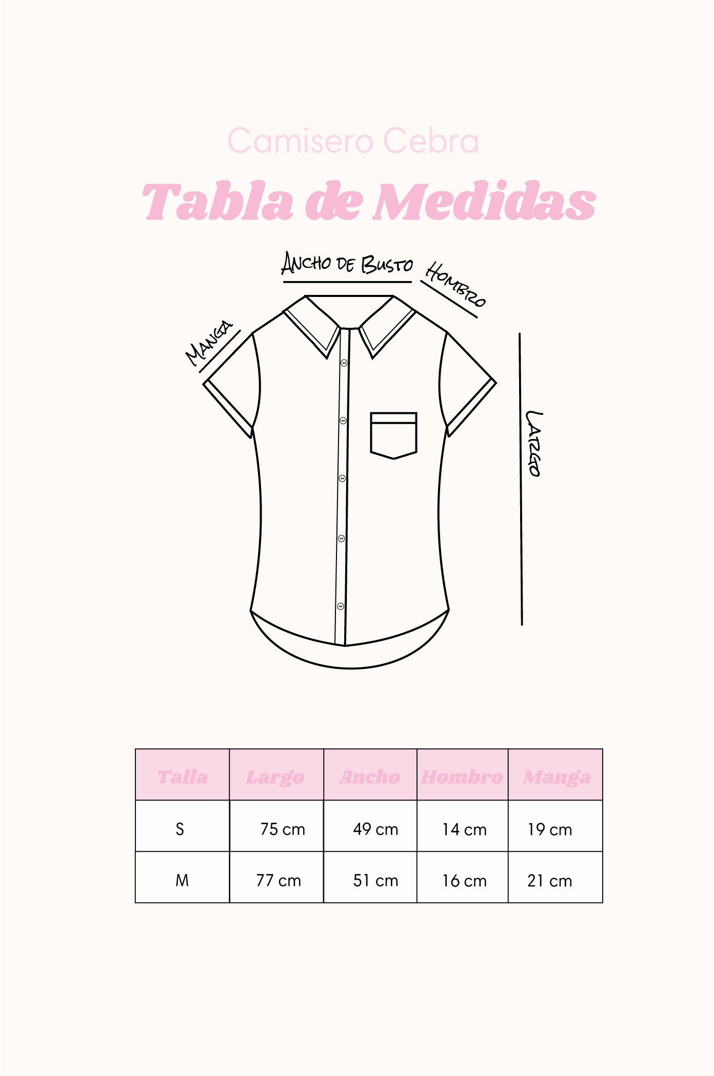Camisero Cebra