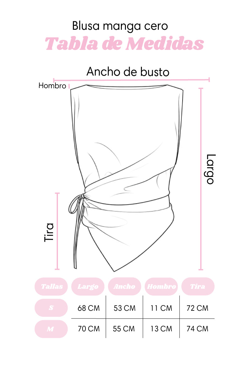 Blusa manga cero
