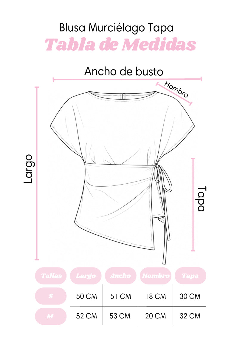 Blusa Murciélago Tapa