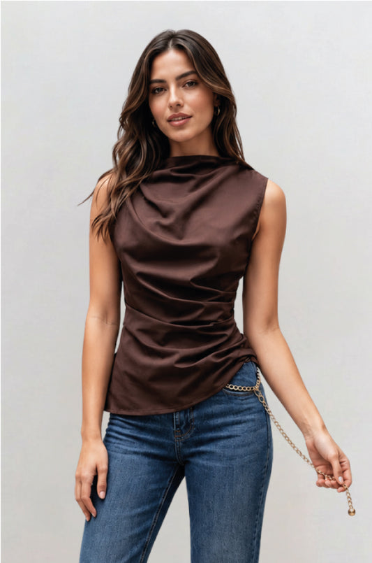 Blusa pliegue