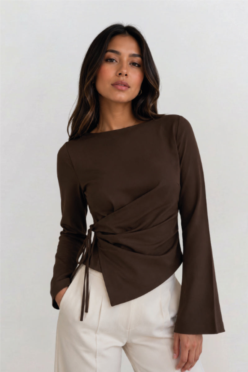 Blusa Murciélago manga larga