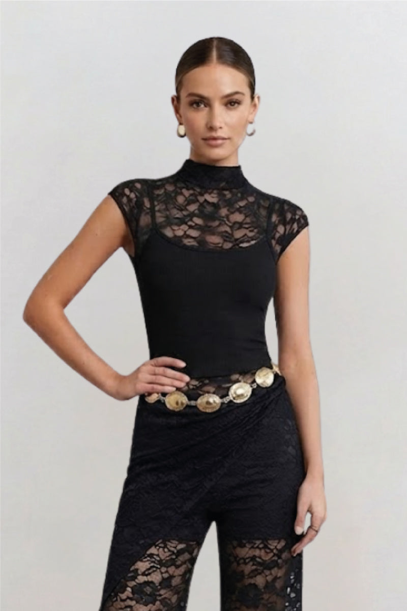 Blusa encaje