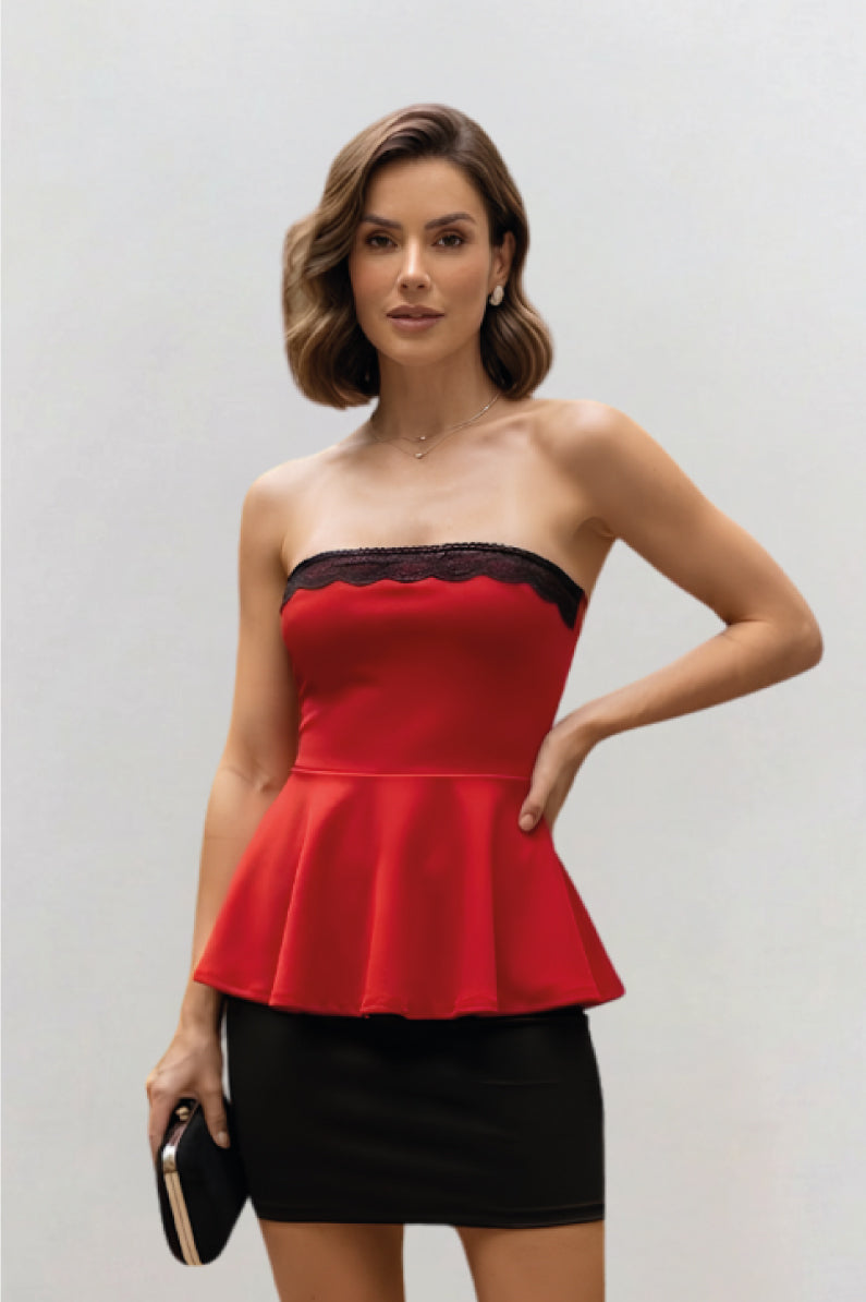Blusa encaje