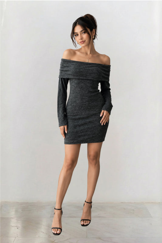 Vestido Off angora