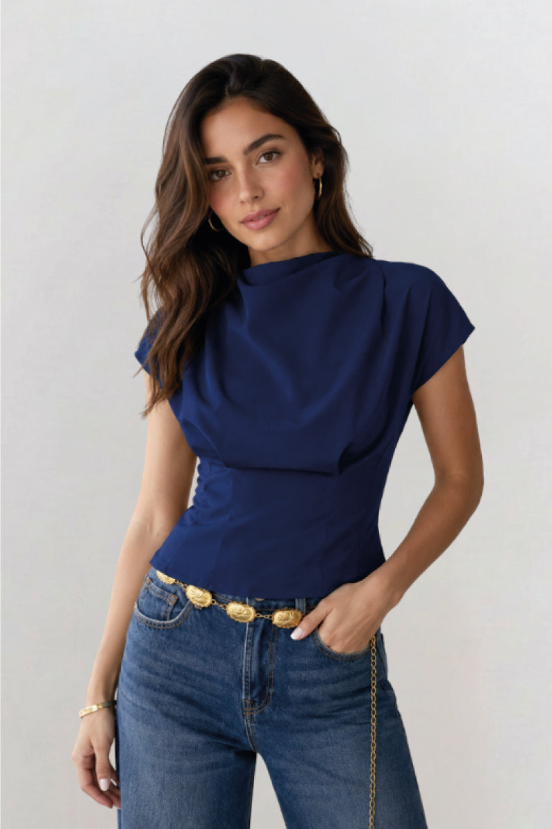Blusa pliegue Danna