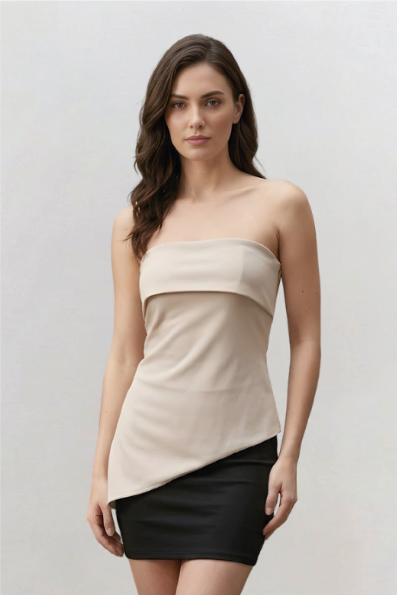 Blusa straple crep