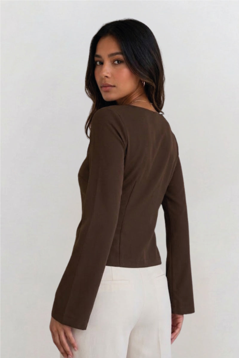 Blusa Murciélago manga larga