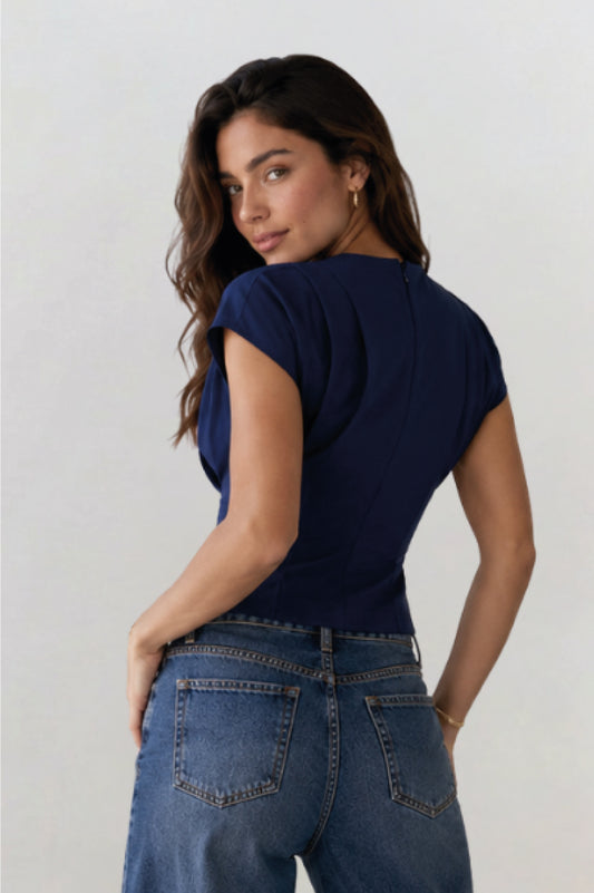Blusa pliegue Danna
