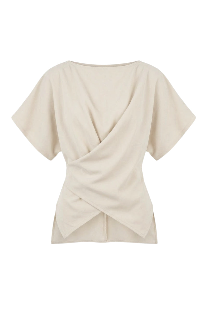 Blusa murciélago cruzado