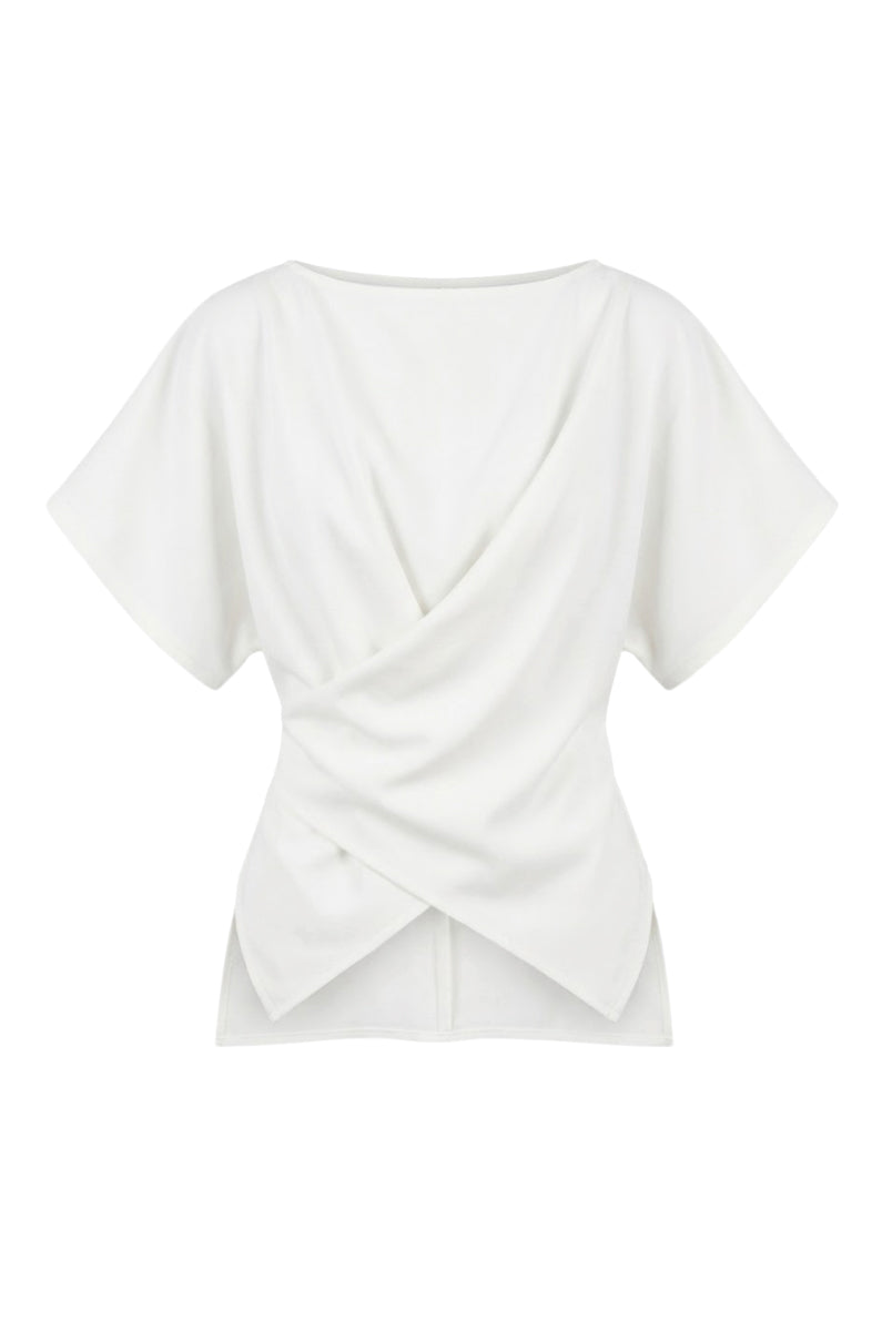 Blusa murciélago cruzado