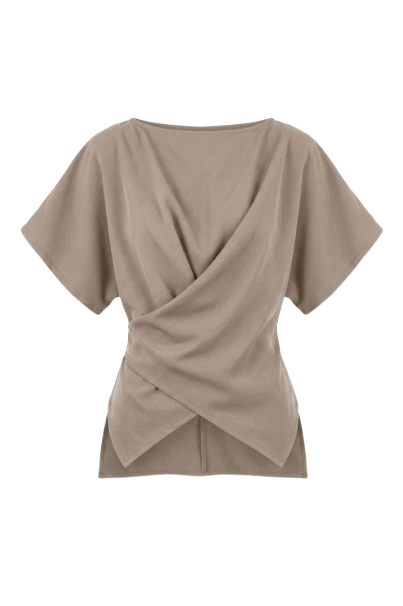 Blusa murciélago cruzado