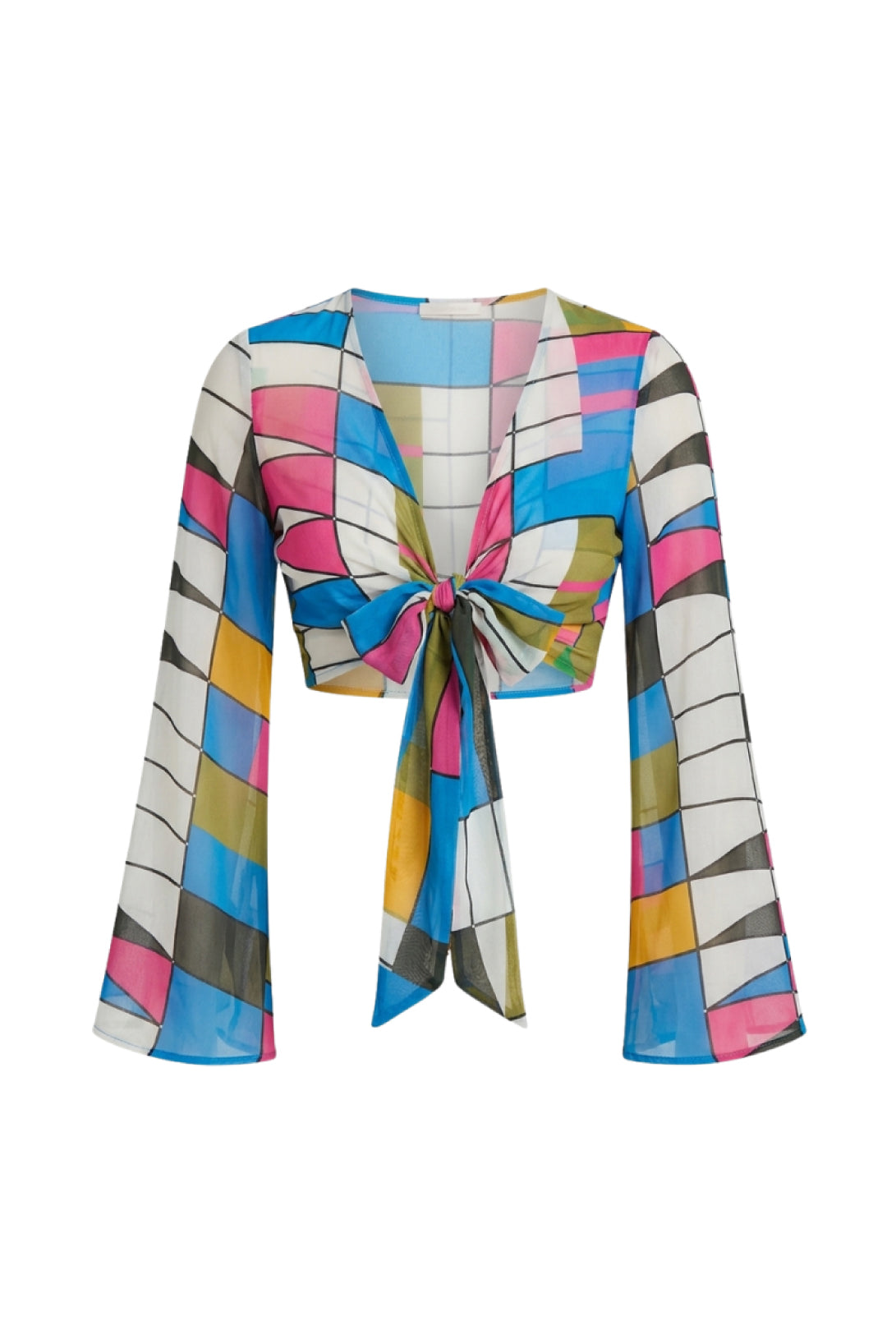 Blusa Gasa Cruzada