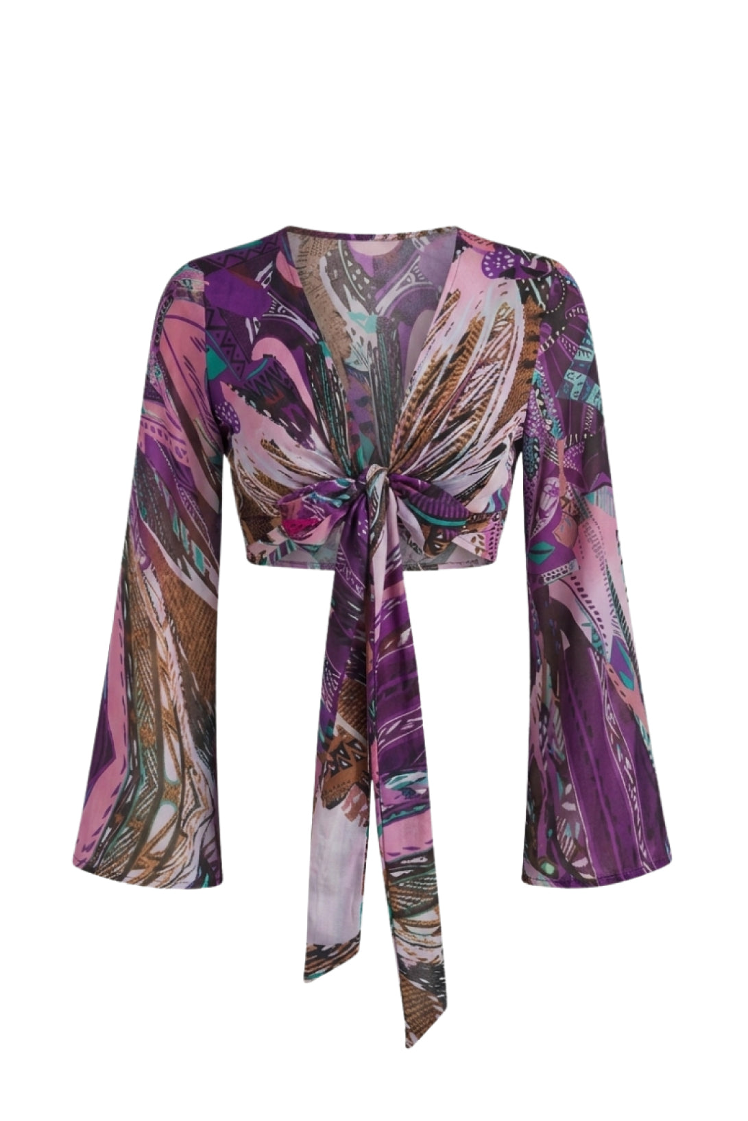 Blusa Gasa Cruzada