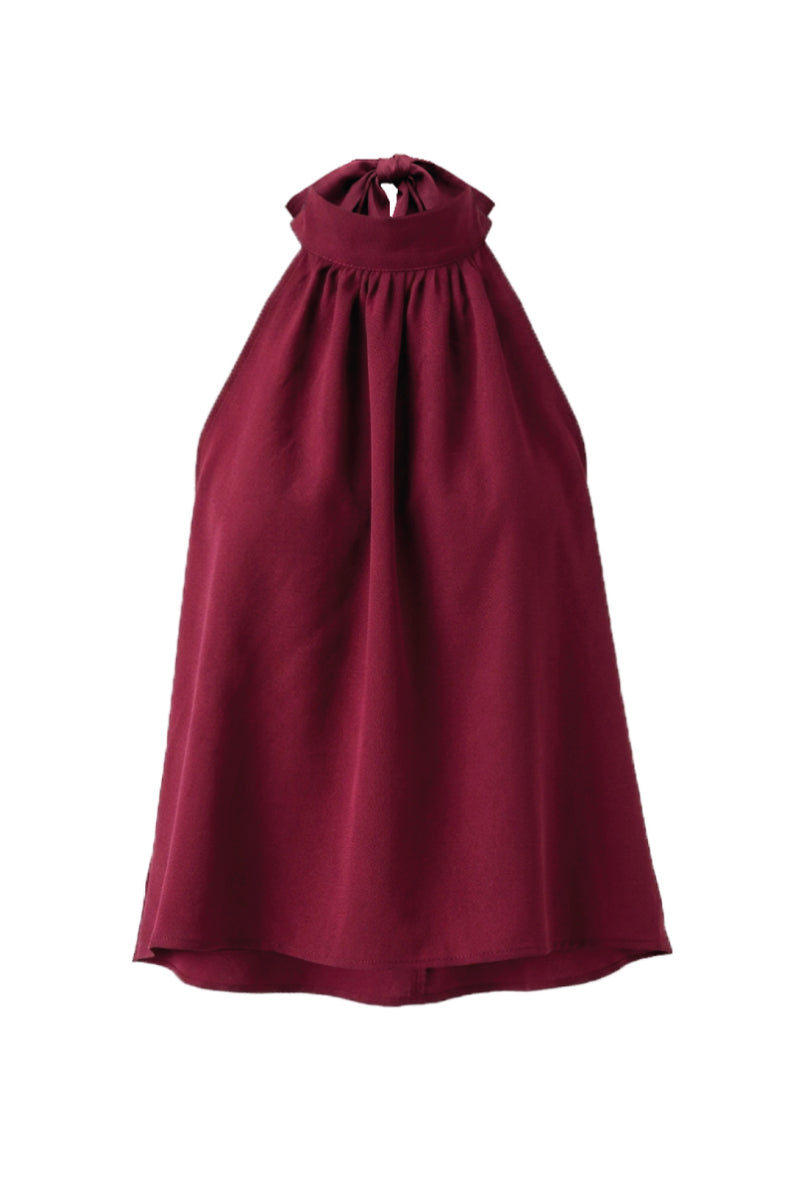 Blusa cuello seda