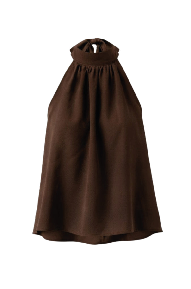 Blusa cuello seda