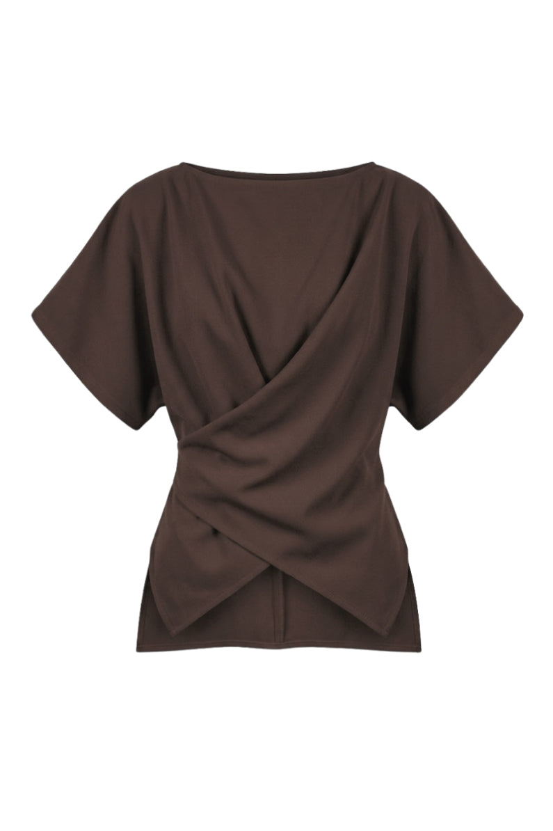 Blusa murciélago cruzado