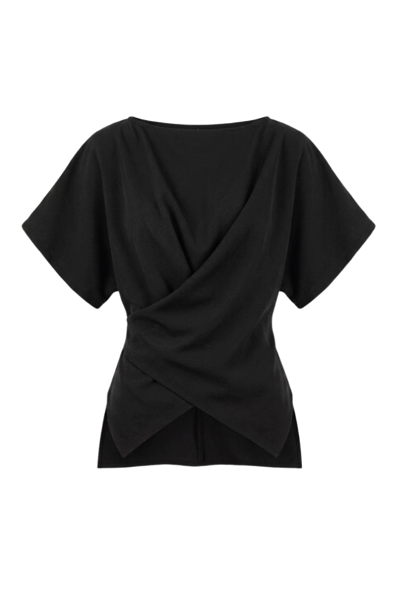 Blusa murciélago cruzado