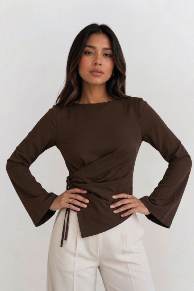 Blusa Murciélago manga larga