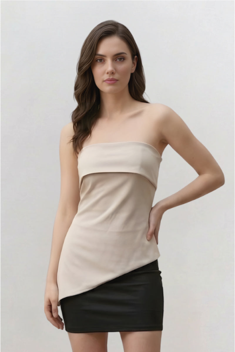 Blusa straple crep