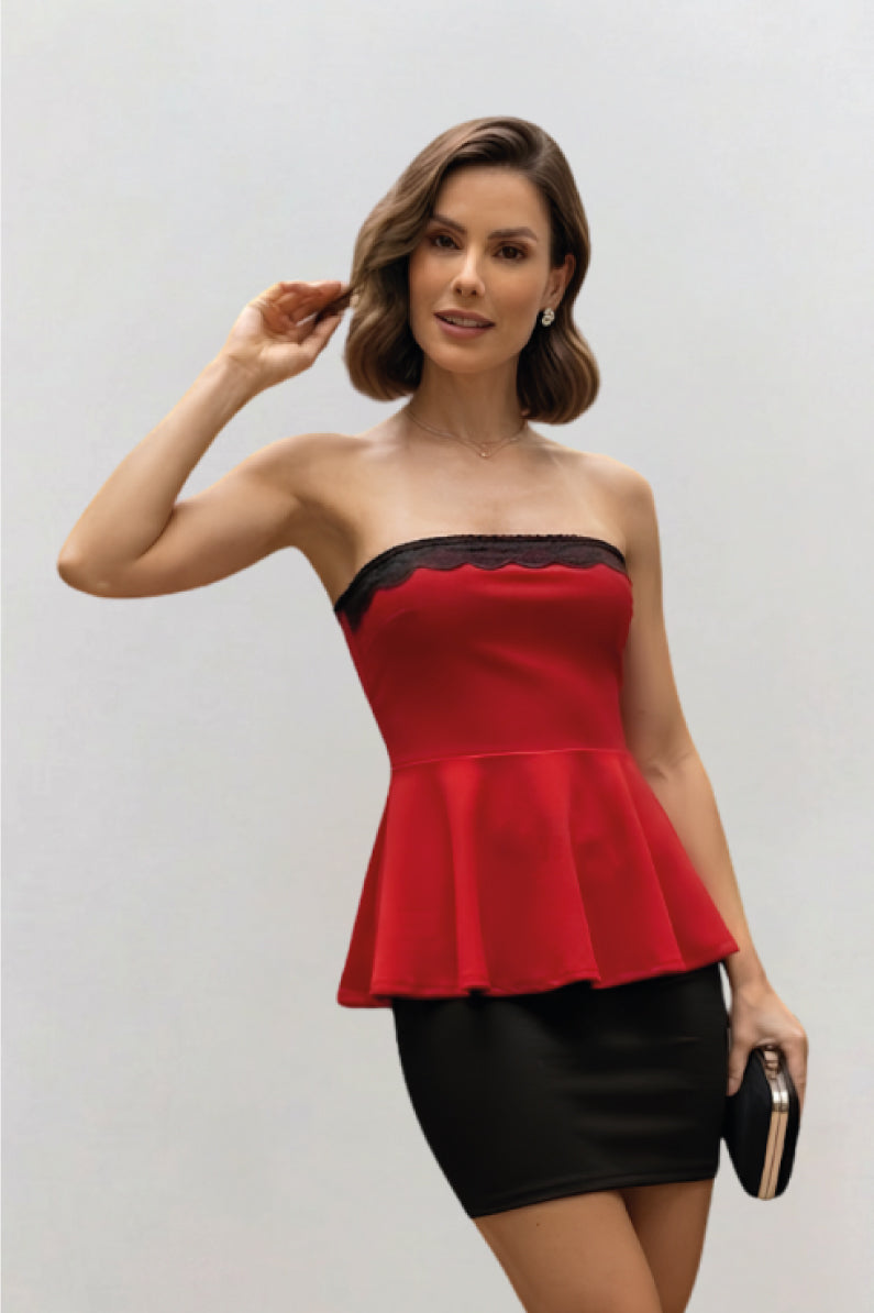 Blusa encaje