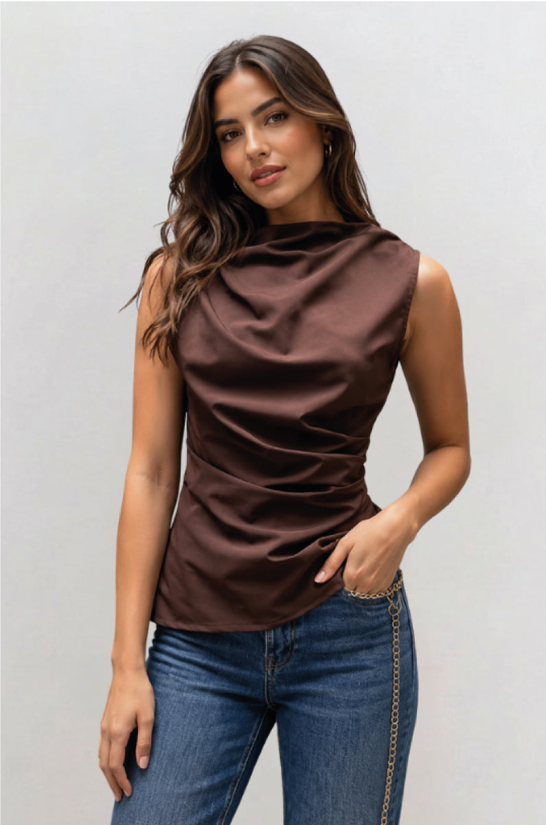 Blusa pliegue