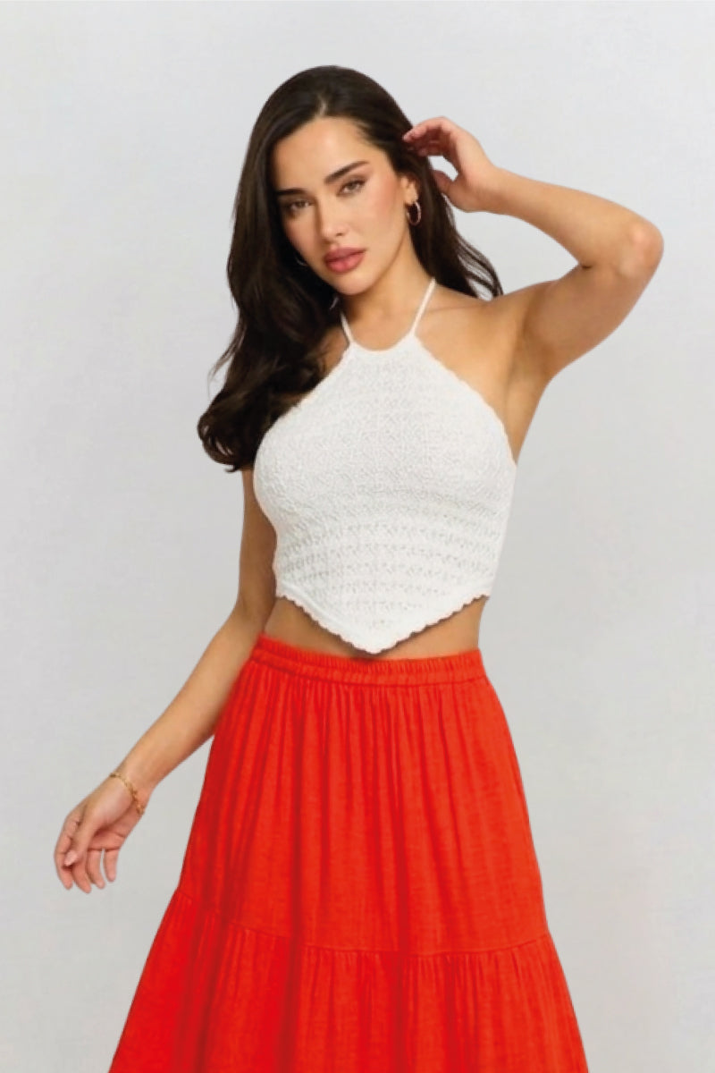 Falda Lino