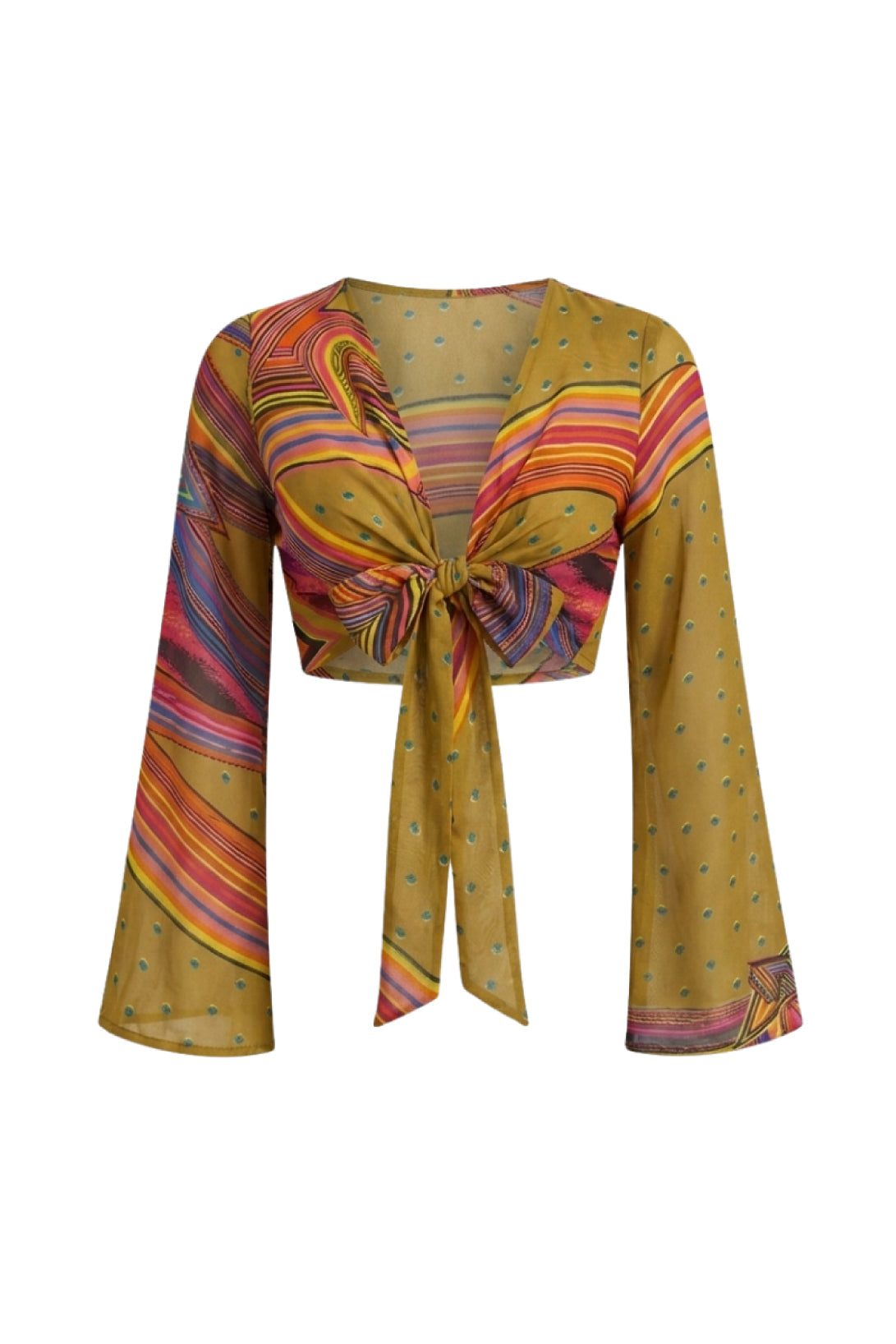 Blusa Gasa Cruzada