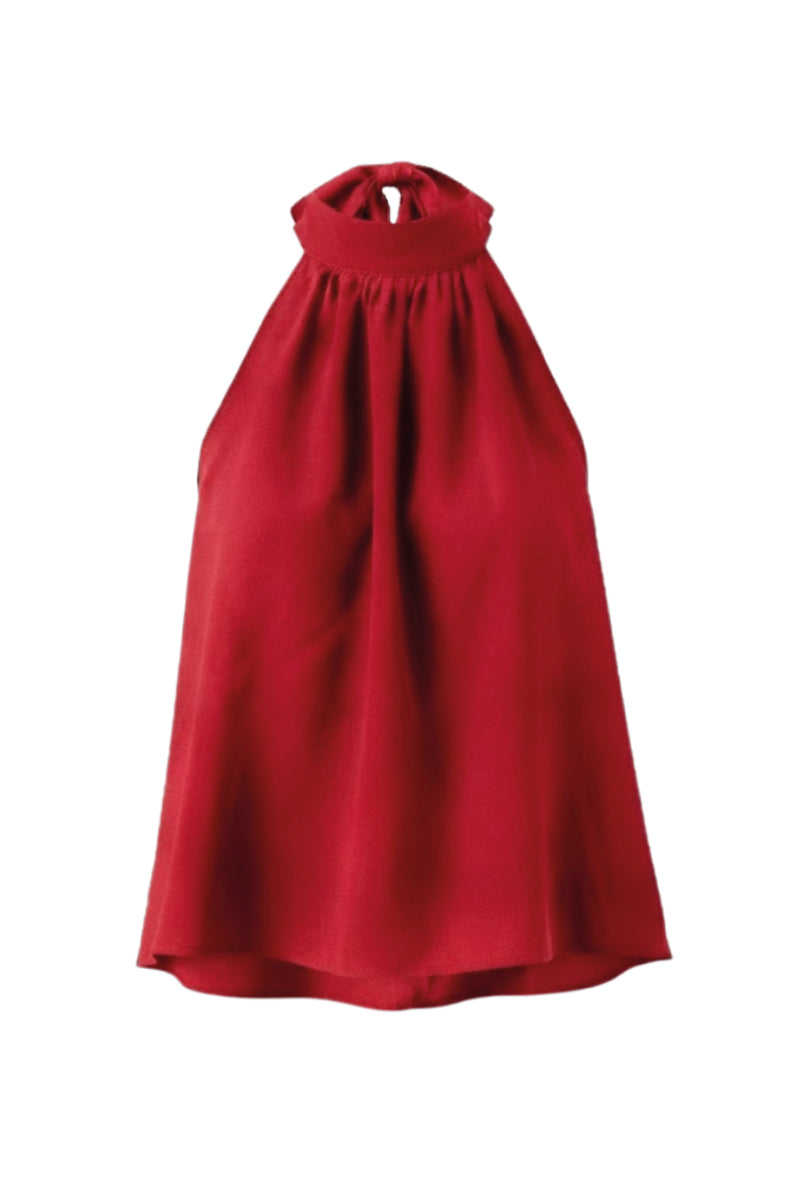 Blusa cuello seda