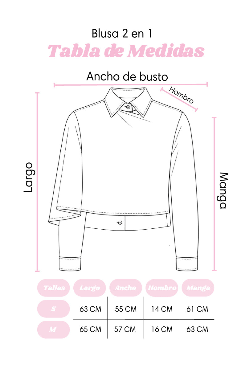 Blusa 2 en 1