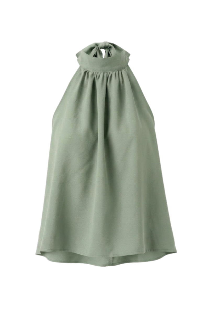 Blusa cuello seda