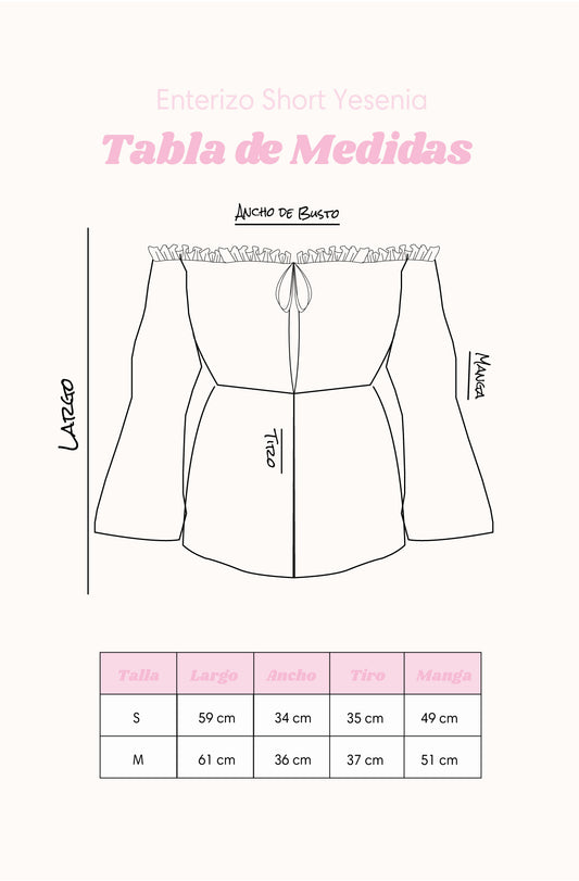 Enterizo short Yesenia