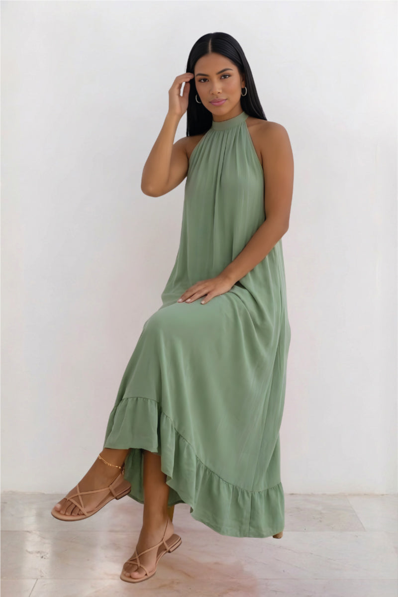 Vestido Boho Lino