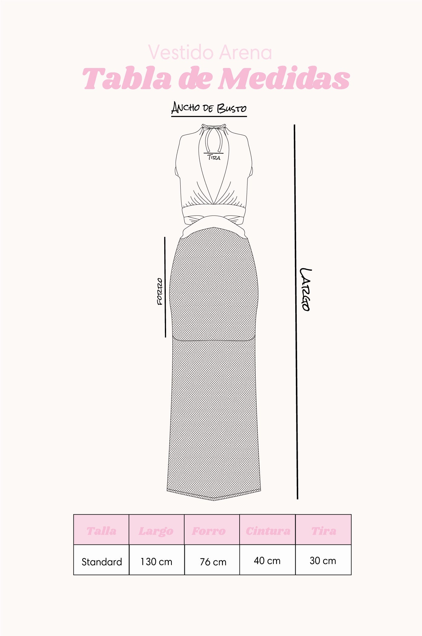 Vestido Arena