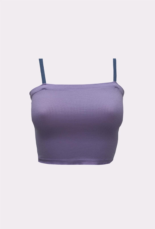 Top Lila + Azul