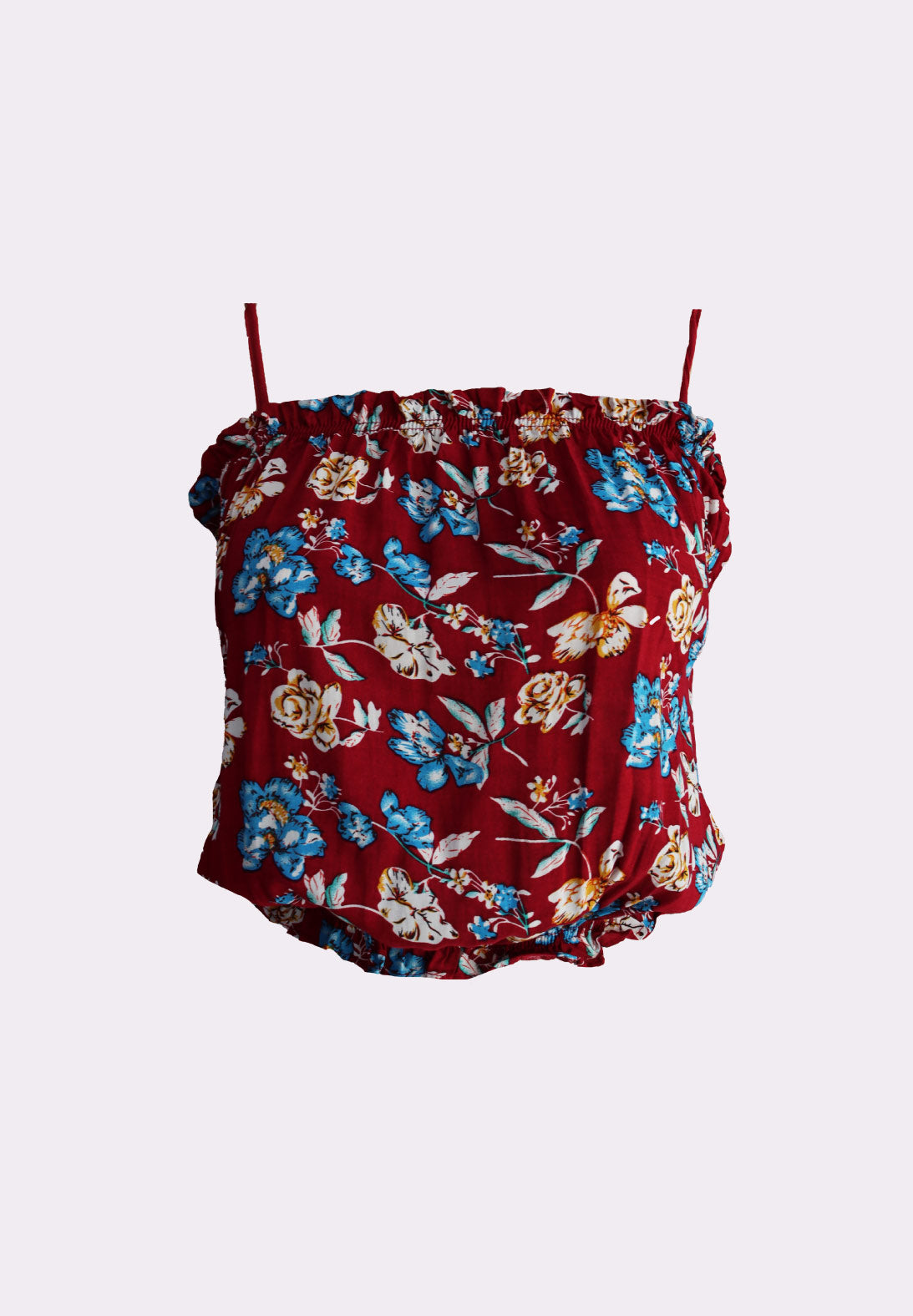 Blusa otoñal Guinda