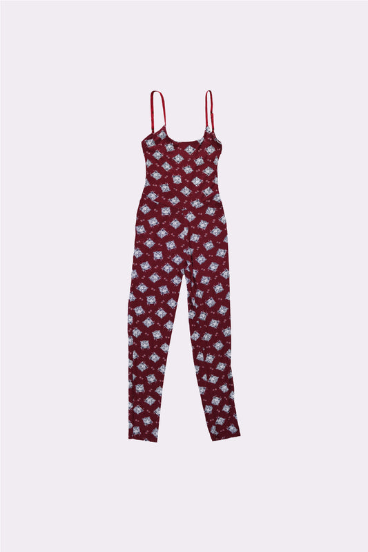 Enterizo pantalón guinda