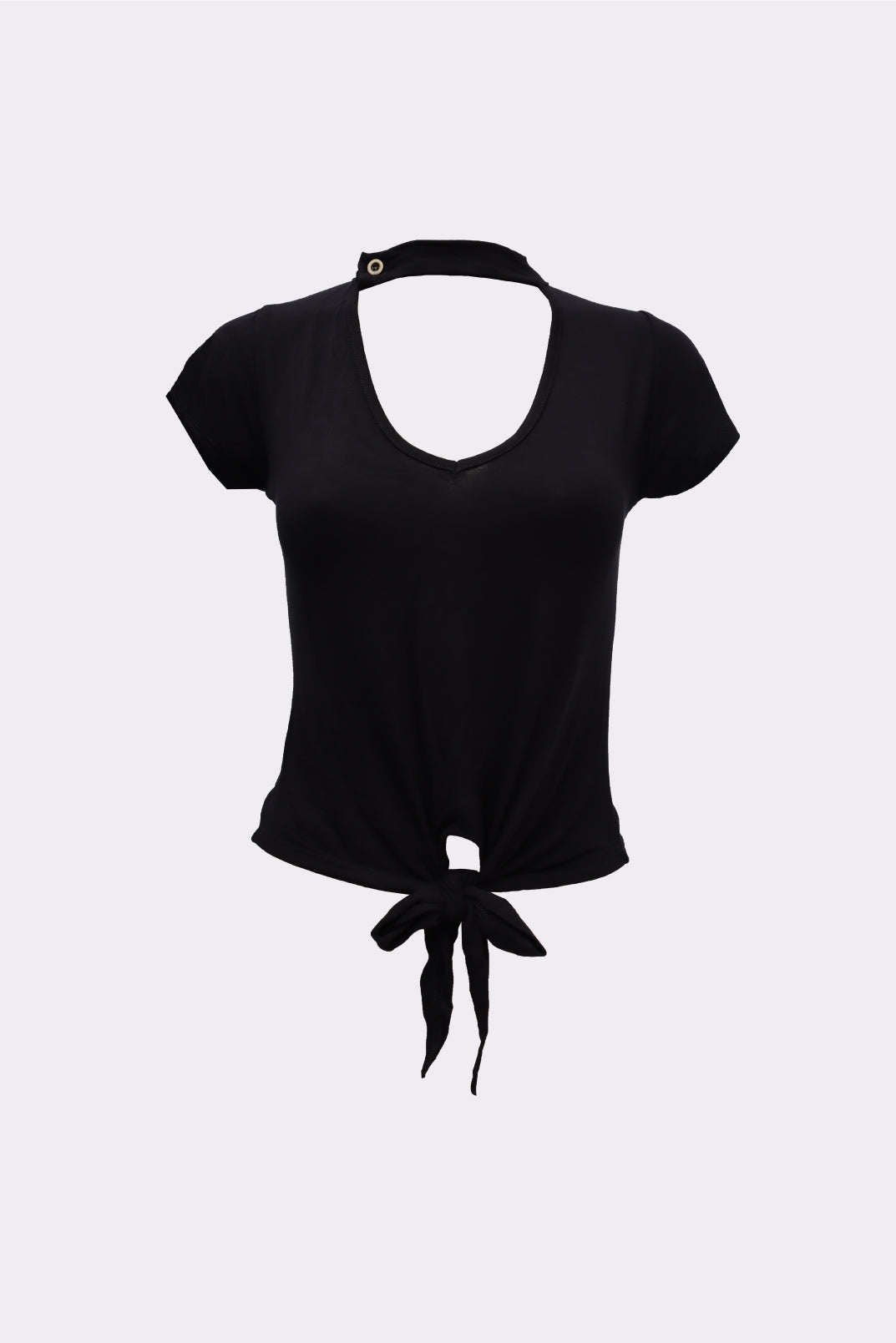 Polo viscosa negro