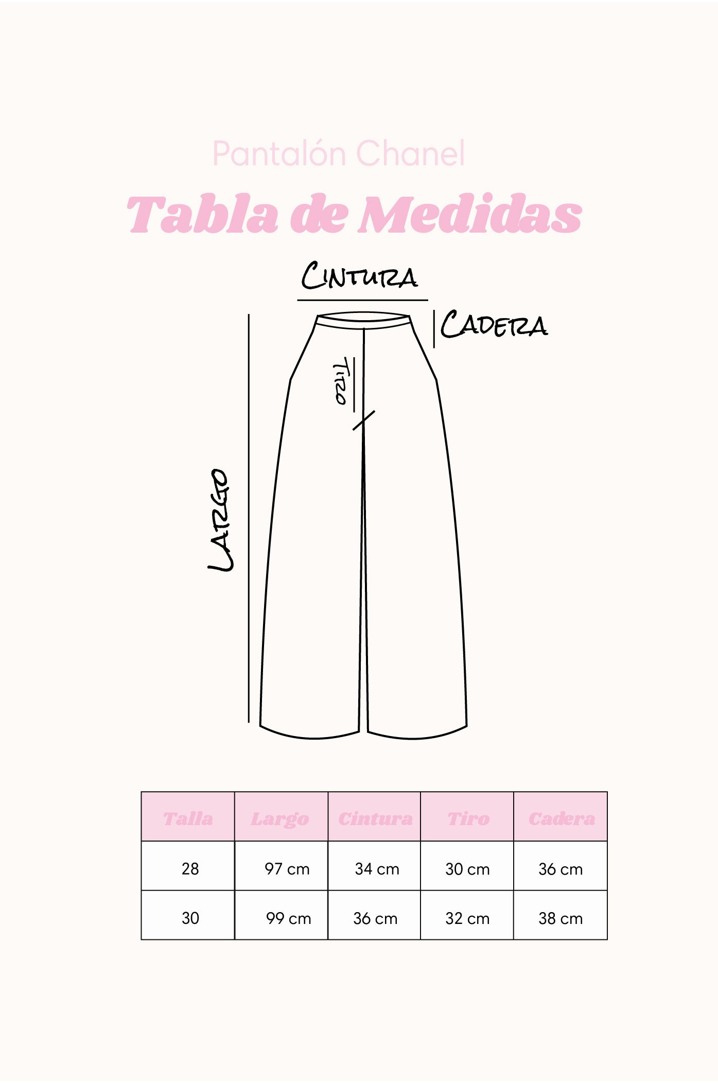 Pantalón Channel