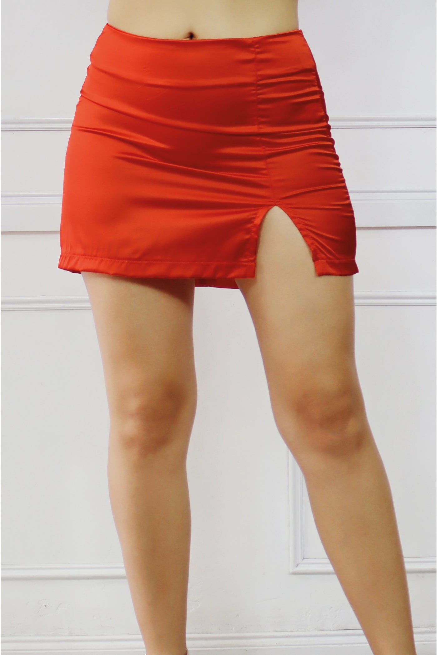 Falda Zara satín